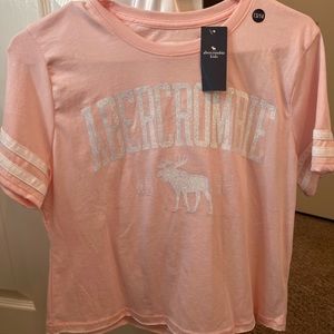 NWT Abercrombie girls short sleeve top